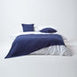 Homescapes Navy Blue Cotton Cable Knit Blanket 130 x 170 cm